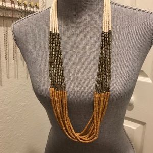 Long African Bead Necklace